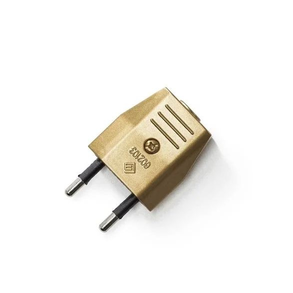 Köp nu Creative cablesCreative Plug EU tvåpolig stickpropp 10A Guld