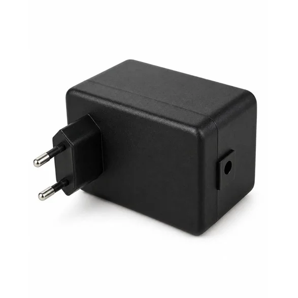 ElfluganPlugin trafo rund ingång, svart Fynd