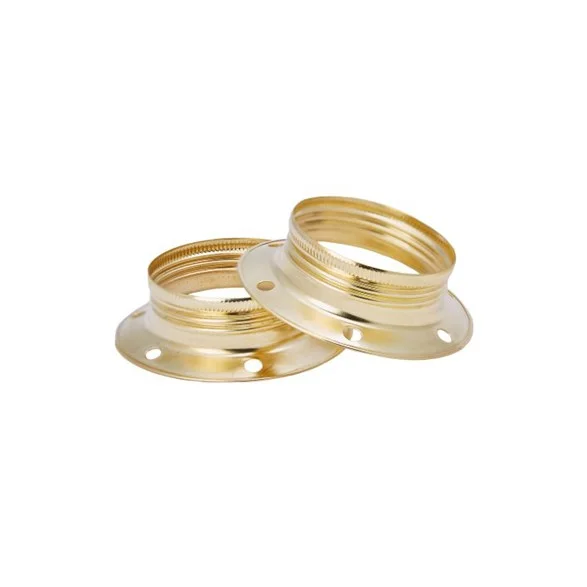 Reapris lampsladdar.seSkärmring E14 metall mässing 2-pack