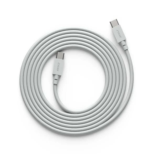 AvoltCable 1 USB-C to USB-C, Gotland Gray 2m Erbjudandepris