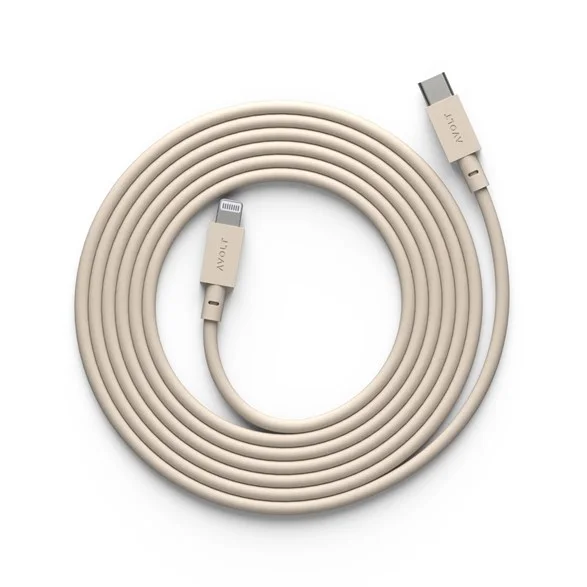 AvoltCable 1 USB C to Lightning, Beige 2m Bästa pris