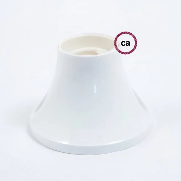 Kampanjpris Creative cables90° lamphållare i termoplast för vägg eller tak