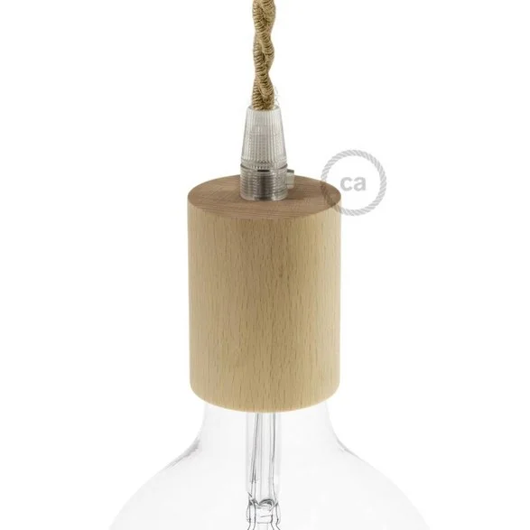 Creative cablesLamphållare E27 i trä Rea