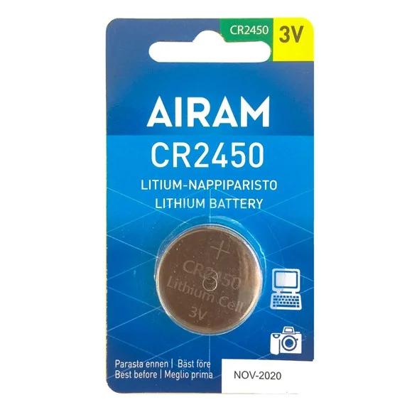 AiramKnappbatteri CR2450 Expressleverans