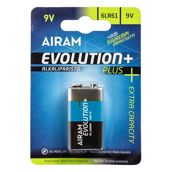 Premium AiramBatteri Evolution plus, LR61 9V