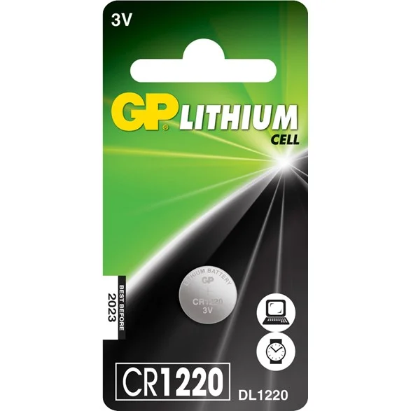 AiramKnappbatteri CR1220 Fri frakt