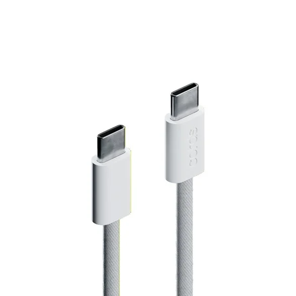 CordsUSB-C Sladd A1 Mist White 1m Kundfavorit