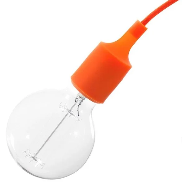 Creative cablesLamphållare E27 i silikon Säker betalning