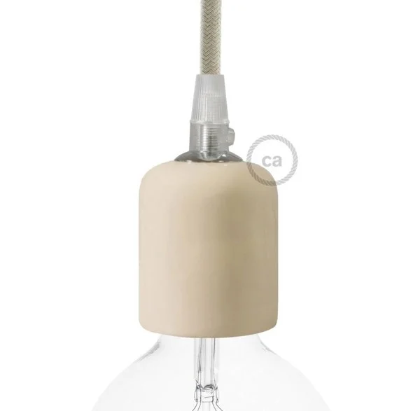 Populärt val Creative cablesLamphållare E27 i keramik