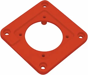 Kundfavorit Adapterplatta CEE/Schuko, Röd